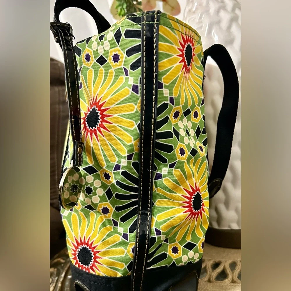 Franco Sarto Vibrant Floral Tote - Black, Yellow, Green *NWOT - Picture 9 of 16